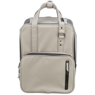 Trixie Citystyle Dog Bag Backpack – Light Gray – 30 x 20 x 40 cm – Faux Leather and Recycled Material - Image 3