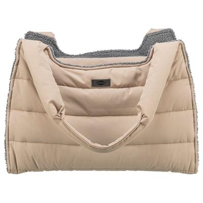 Trixie Dog Bag Gina – Blush – 42 x 22 x 58 cm – Stylish Dog Bag with Teddy Fabric