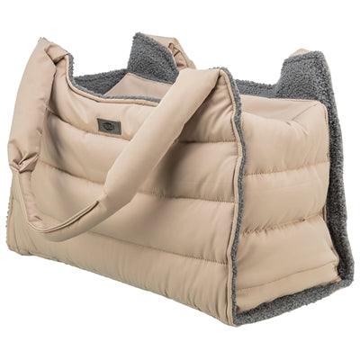 Trixie Dog Bag Gina – Blush – 42 x 22 x 58 cm – Stylish Dog Bag with Teddy Fabric - Image 2