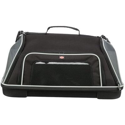 Trixie Airplane Boarding Bag for Small Dogs – 55 x 23 x 40 cm – Black/Gray - Image 2