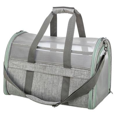 Trixie Dog Bag Dillon – Gray/Mint Green – 54 x 32 x 33 cm – Ventilated Travel Bag up to 10 kg - Image 2