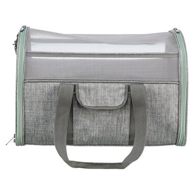 Trixie Dog Bag Dillon – Gray/Mint Green – 54 x 32 x 33 cm – Ventilated Travel Bag up to 10 kg - Image 3