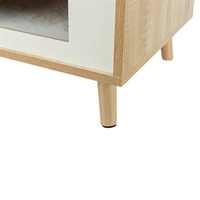 Trixie Isa Cat House, Wood Look, Light Brown / White - Image 3