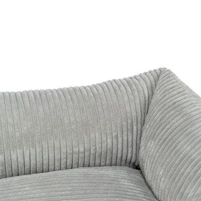 Trixie Vital Jonna Corduroy Dog Bed Grey - Available in multiple sizes - Image 3