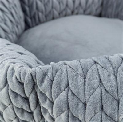 Trixie Dog Basket Livia Round Gray - Stylish dog cushion - Image 2