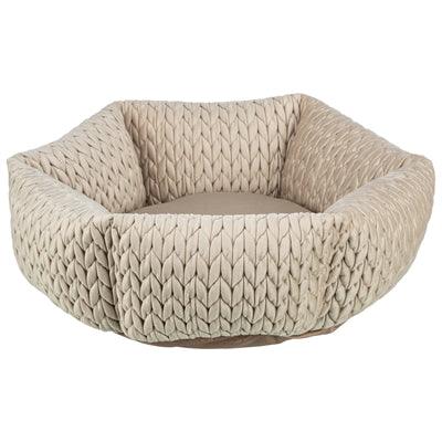 Trixie Dog Basket Livia Round Sand – Stylish dog cushion