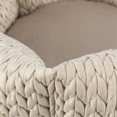 Trixie Dog Basket Livia Round Sand - Stylish dog cushion - Image 2