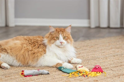 Trixie Mouse Plush with Catnip Assorted - Image 2