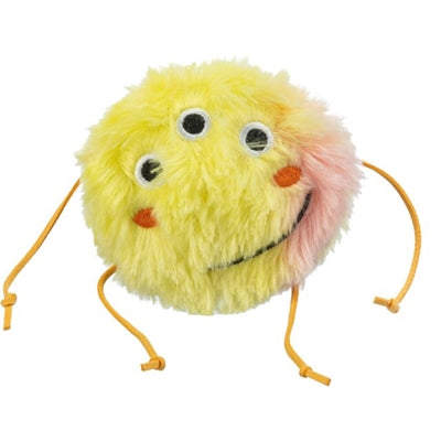 Trixie Monster Plush with Catnip Orange/Yellow - Image 1