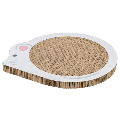 Trixie Junior Scratching Mat Mouse with Catnip White - Image 2
