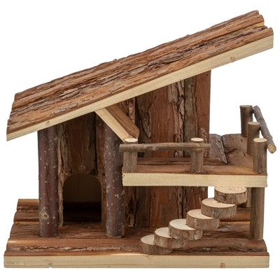 Trixie Jule House for Hamsters, Bark Wood - Image 1