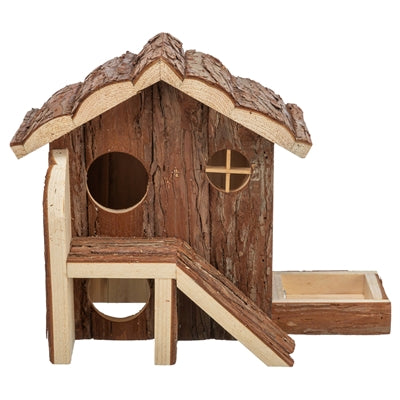 Trixie Henna House for Hamsters, Bark Wood - Image 1