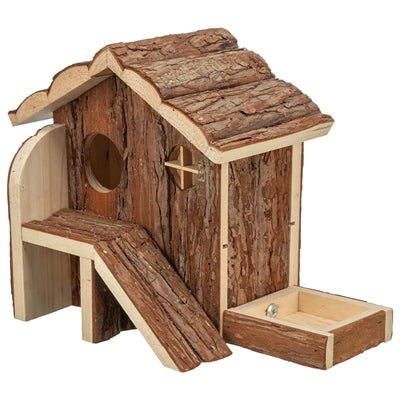Trixie Henna House for Hamsters, Bark Wood - Image 2