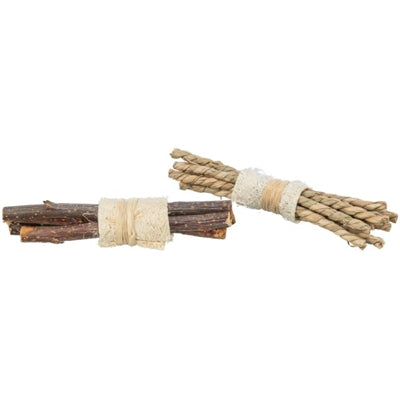 Trixie Set of Sticks with Luffa / Bark Wood / Seagrass - Image 1