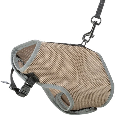 Trixie Soft Harness Cat With Leash Taupe