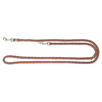 Trixie Cavo Dog Leash Adjustable Rust/Graphite Gray - 200 cm Long - Image 1