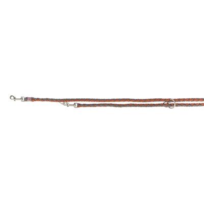 Trixie Cavo Dog Leash Adjustable Rust/Graphite Gray - 200 cm Long - Image 2