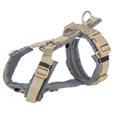 Trixie Dog Harness Premium Trekking Sand Taupe/Graphite Gray – Available in 6 sizes - XS to XXL - Image 1