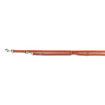 Trixie Premium Adjustable Dog Leash, Rust Brown – 200 cm long - Image 2