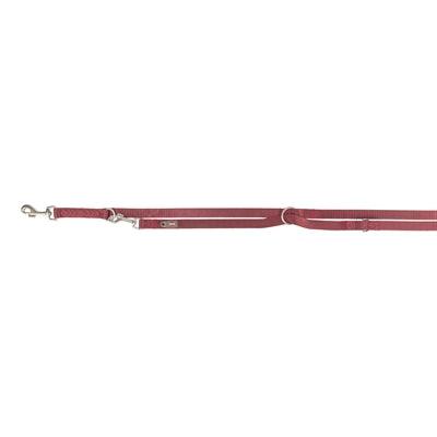Trixie Dog Leash Premium Adjustable Sangria Red – 200 cm long - Image 2