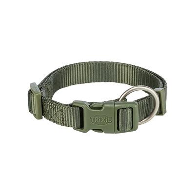 Trixie Dog Collar Premium Olive Green - Available in 6 sizes - Image 1
