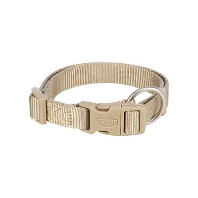 Trixie Dog Collar Premium Sand Taupe – Available in 6 sizes