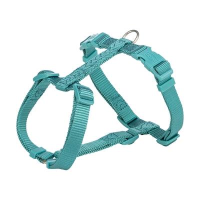 Trixie Dog Harness Premium H-Harness Aqua Blue - XS to XXL - Image 1