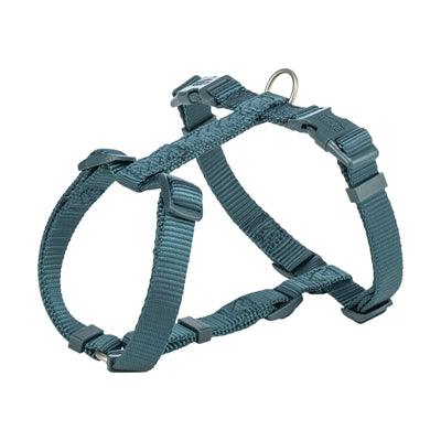 Trixie Dog Harness Premium H-Harness Petrol Blue - XS to XXL - Image 1
