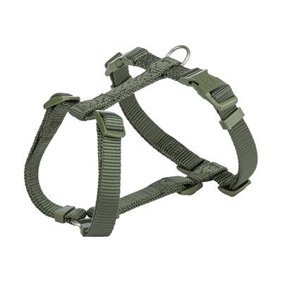 Trixie Dog Harness Premium H-Harness Olive Green - for large dogs - Image 1