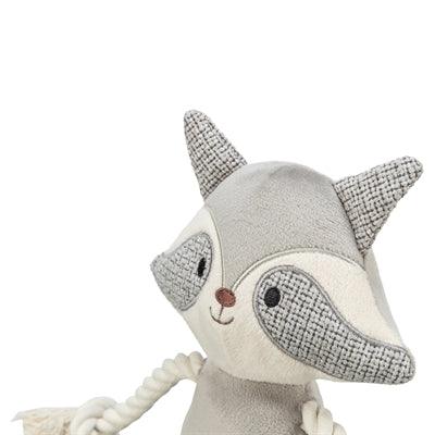Trixie Raccoon Plush / Fabric - dog toy with rope and sound - Image 3