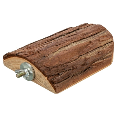 Trixie Platform with Screw Fastening, Bark Wood - Image 1