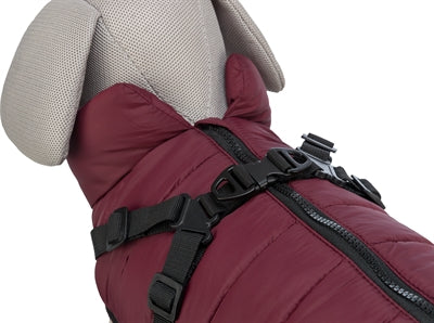 Trixie Dog Jacket Pirou with Harness Sangria - Image 3