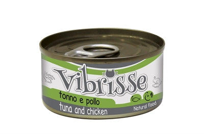 Vibrisse Cat Tuna & Chicken – Natural Complementary Cat Food in Moisture (24 x 70 grams)
