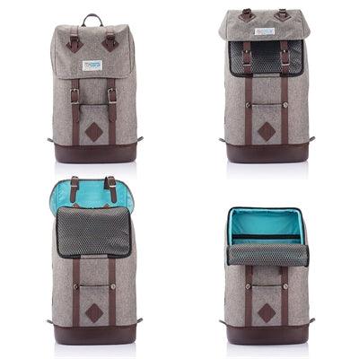 Kurgo Dog Carrier Backpack – Gray/Brown – 42.6 x 25.4 x 58.3 cm – Robust and Comfortable for Dogs up to 11 kg - Image 3