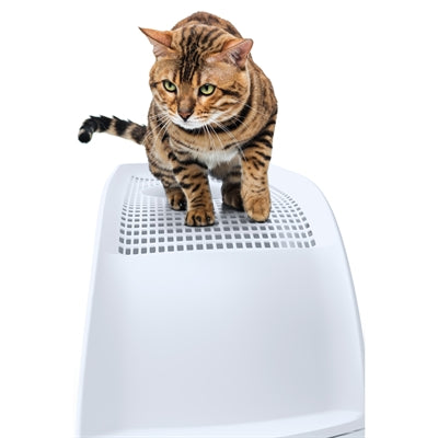 Imac Cat Litter Box Frida With Drawer Light Blue - Image 3