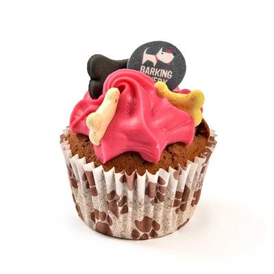 The Barking Bakery Vanilla Woofin with Pink Glaze - Image 2