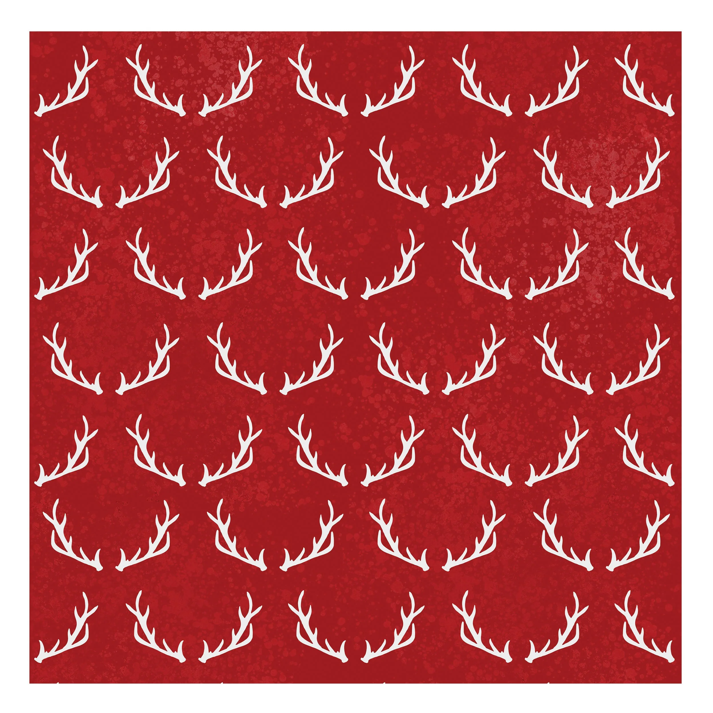 Gift Wrap Premium 118in x 30in-Deer Antlers - Image 1