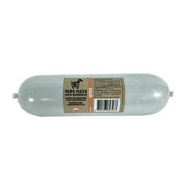 Fred’s Steamed Fresh Meat Sausage Salmon – Wheat and gluten-free wet food – 900 grams