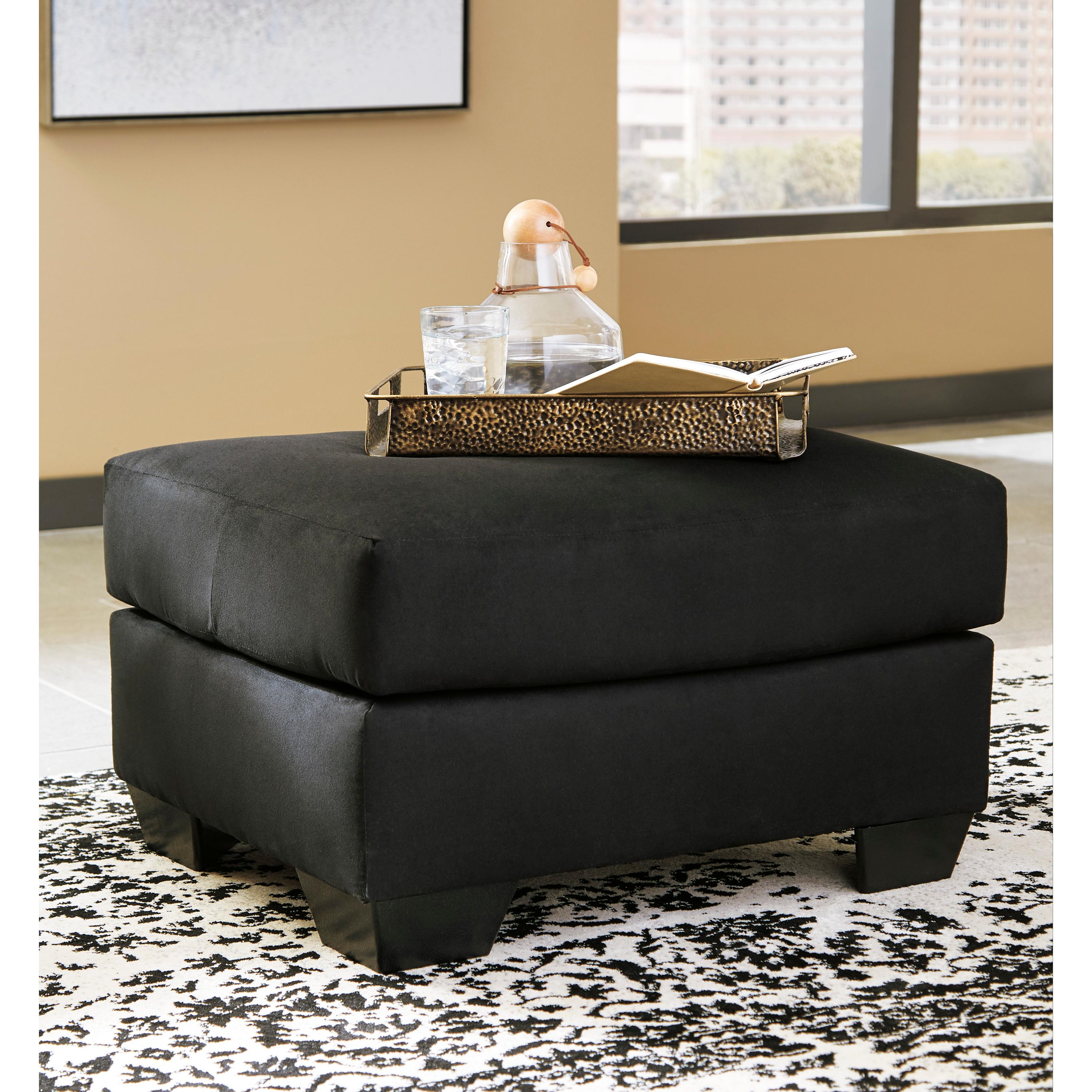 Signature Design by Ashley Darcy Fabric Ottoman 7500814 - Image 2