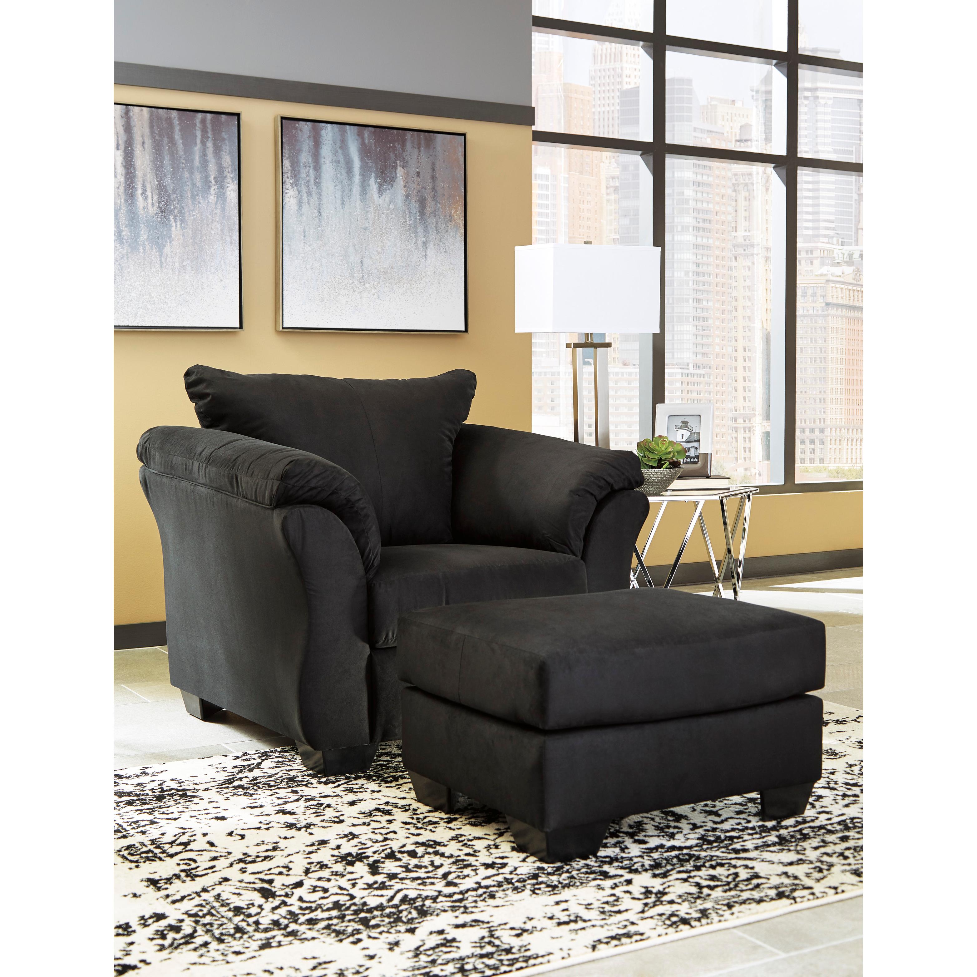 Signature Design by Ashley Darcy Fabric Ottoman 7500814 - Image 3