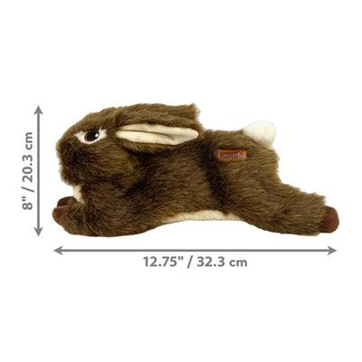 Kong Wild Low Stuff Rabbit – Playtime fun with a natural touch - Image 2