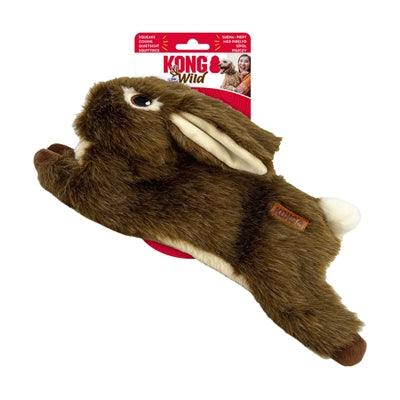 Kong Wild Low Stuff Rabbit – Playtime fun with a natural touch - Image 3