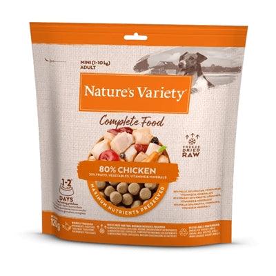 Nature’s Variety Freeze Dried Chicken – Complete freeze-dried food for small breeds – 120 gr