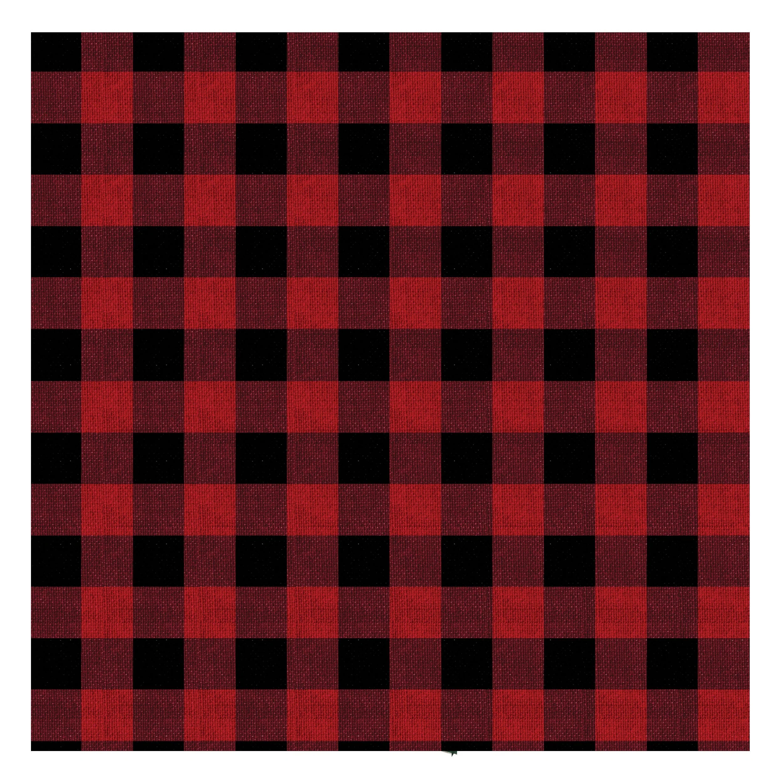 Gift Wrap Premium 118in x 30in-Buffalo Check