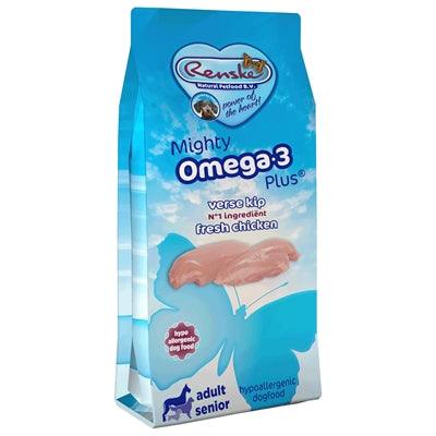 Renske Mighty Omega Plus Adult/Senior Chicken/Rice – For adult dogs of all breeds – 6.5 or 12 kg - Image 1