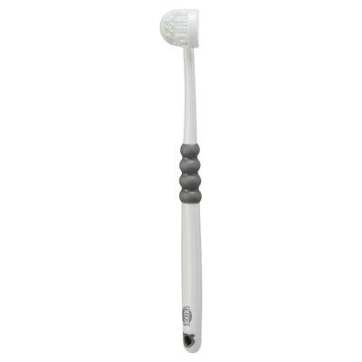 Trixie 3-Headed Toothbrush Dog/Cat White/Gray - Image 2