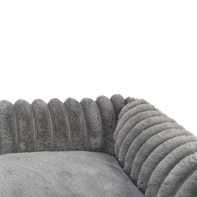 Trixie dog basket Lonni corduroy angular gray - For small to large dogs - Image 3