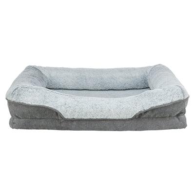 Trixie Vital Dog Basket Lino Angular Gray / Light Gray – Small, medium or large