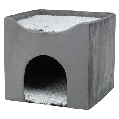 Trixie Cat House Harvey Grey-White / Black