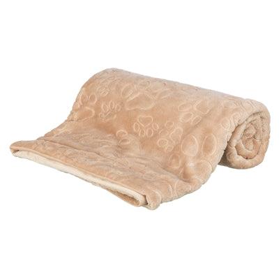 Trixie dog blanket Barry soft plush beige – 70×50 cm, 100×75 cm, 150×100 cm